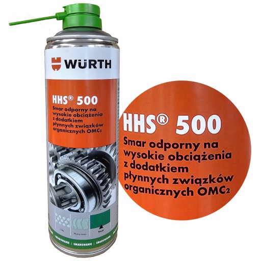 Смазка WURTH от мороза и дождя для дверного привода HHS LUBE HHS 500