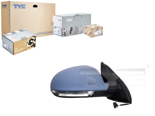 WV J-TA III 2004-2010 ДЗЕРКАЛО ПРАВЕ ELEC PRIM В ПОМИГАВЦІ CONVEX HEAT TYC