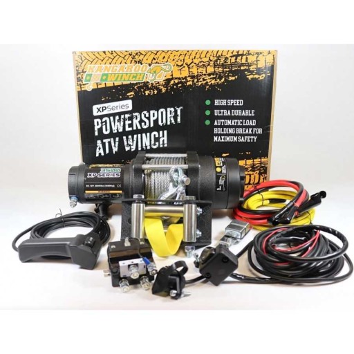 ЛЕБІДКА ДЛЯ QUAD KANGAROO WINCH XP 3500LBS 1588KG WIRE ROPE
