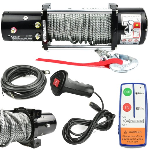 ЛЕБІДКА ЕЛЕКТРИЧНА 12V 12000LB GEKO WINCH