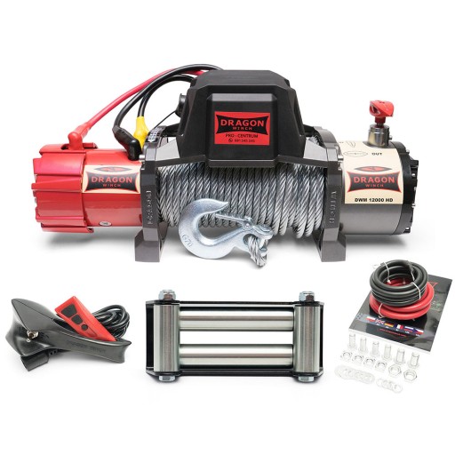 Электрическая лебедка 12V 5.5 T DRAGON WINCH 12000LBS