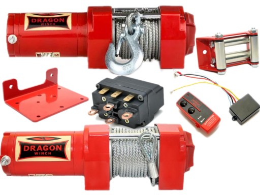 Электрическая лебедка 12V канатная лебедка 3500LB
