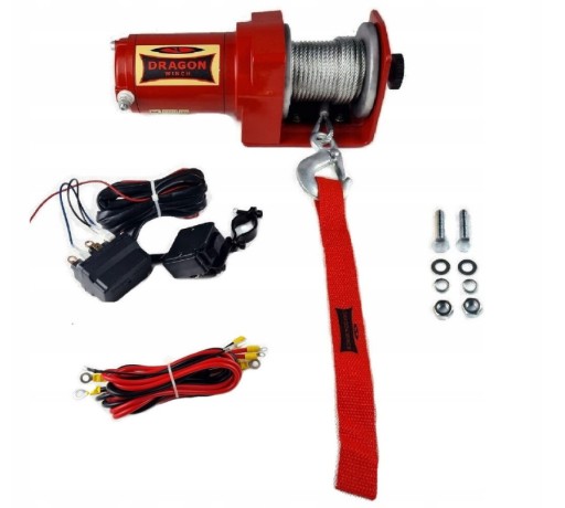 ЭЛЕКТРИЧЕСКАЯ ЛЕБЕДКА 900/1.8T OFFROAD 12V 2000ST ЛЕБЕДКА ДЛЯ ЧЕТЫРЕХПЛУГА