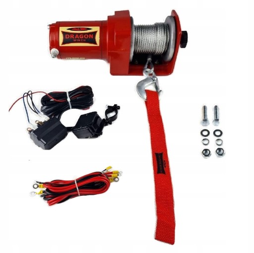ЛЕБІДКА ЕЛЕКТРИЧНА 900/1.8T OFFROAD 12V 2000ST ЛЕБІДКА ДЛЯ ПЛУГА КВАДА