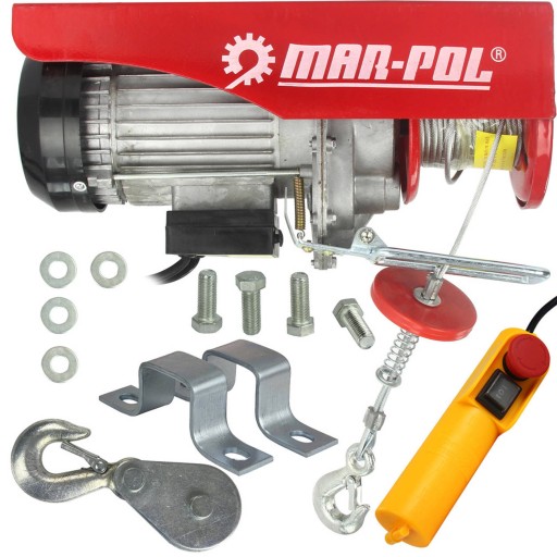 ЭЛЕКТРИЧЕСКАЯ КАНАТНАЯ ЛЕБЕДКА 300/600кг 1200Вт