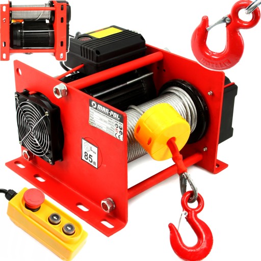 ЛЕБЕДКА ЭЛЕКТРИЧЕСКАЯ ТАНОСНАЯ 500/1000кг ЛЕБЕДКА СТРОИТЕЛЬНАЯ 30м ТЕРЕВКА