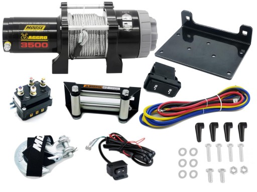 ЛЕБІДКА MOOSE СТАЛЕВИЙ ТРАНС 3500ФУНТОВ 1588КГ ПОПЕРЕДЖЕННЯ