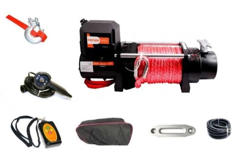 ЛЕБІДКА PRESKO 12000LBS СИНТЕТИЧНИЙ ТРОС 5,5 Т