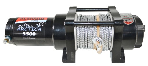 QUAD TITANIUM ARCTICA ATV WINCH 3500 LBS 12v