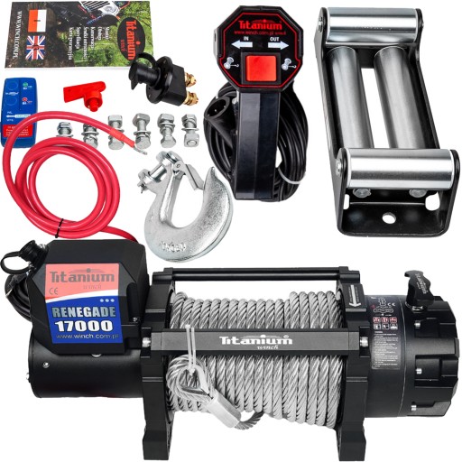 ЛЕБЕДКА ЭЛЕКТРОМОБИЛЬНАЯ 17000Lb 7.7 12V