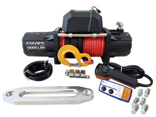 ЛЕБЕДКА WINCH Escape 13000ES 13000 фунтов ЭВАКУАТОР 4X4 С СИНТЕТИЧЕСКИМ ВЕРЕВОМ