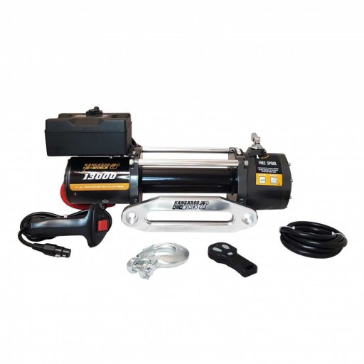 KANGAROWINCH 13000 12V SYNTATIC WINCH WINCH 10MM 4X4