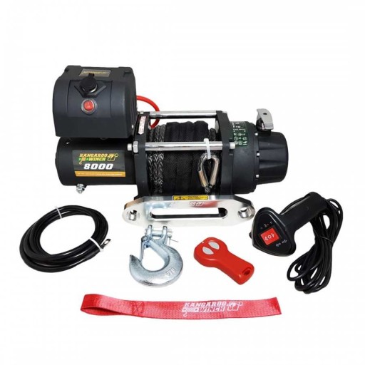 KANGAROWINCH WINCH 8000lbs 12V 3.6T синтетичний трос 4X4