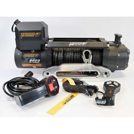 ЛЕБІДКА KANGAROWINCH 8000 фунтів З СИНТЕТИЧНИМ ТРАНСОМ 4X4