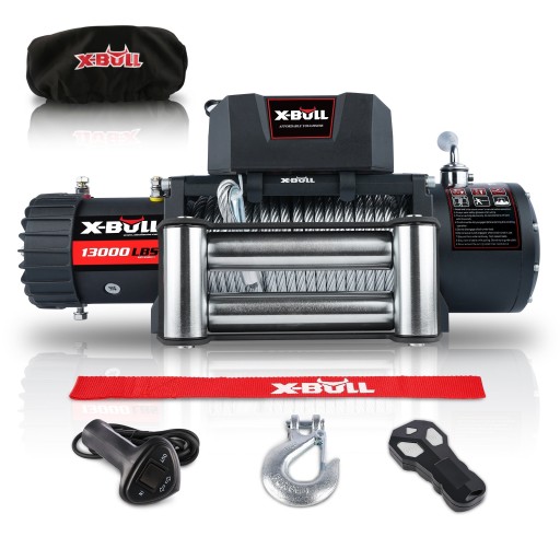 ЛЕБЕДКА X-BULL WINCH 12V ELECTRIC CABLE CAR для эвакуатора 6т