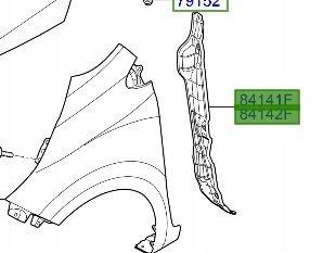 84141-G6000, 84142-G6000 - ЗВУКОИЗОЛЯЦИЯ ПЕРЕДНЕЕ КРЫЛО L / P PICANTO III 20-LIFT