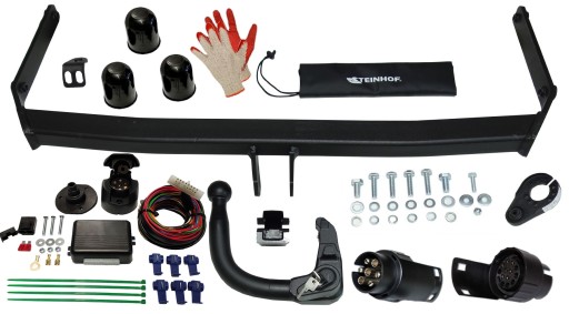 ЗНІМНИЙ ПОВНИЙ БУКСИРУЮЧИЙ ГАК FORD FIESTA MK8 2017 до 2025 VIII + 7PIN МОДУЛЬ БУКСИРУВАННЯ