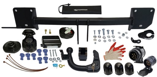 СЪЕМНЫЙ КРЮК В КОМПЛЕКТЕ + МОДУЛЬ 13PIN7P BMW X1 E84 2009-2015 + БУКСИРОВОЧНЫЙ ЖГУТ