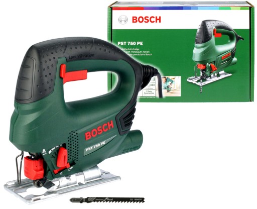 Лобзик 530W PST 750 PE BOSCH с функцией выбора материала