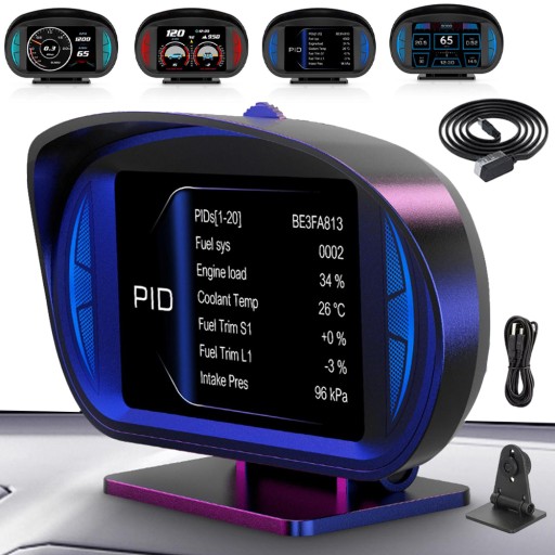 LED LCD HUD ПРОЕКТОР ДИСПЛЕЙ OBD + GPS 2IN1 УНИВЕРСАЛЬНЫЙ