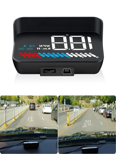 Світлодіодний РК-проектор HUD OBD2 GPS USB M7