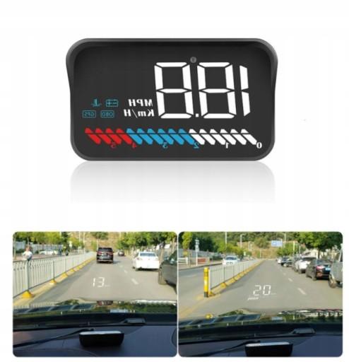 ДИСПЛЕЙ LED LCD HUD ПРОЕКТОР OBD2 GPS USB M7