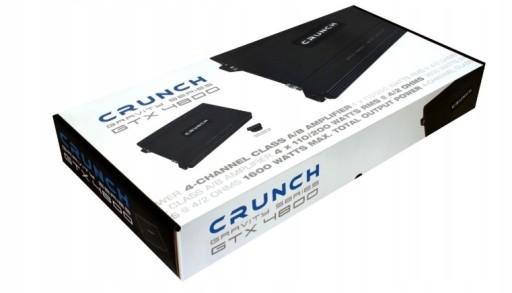 ПІДСИЛЮВАЧ CRUNCH GTX4800 4-КАНАЛЬНИЙ. 4X200W RMS-HIT