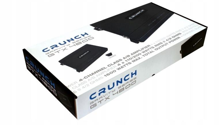 УСИЛИТЕЛЬ CRUNCH GTX4800 4-КАНАЛЬНЫЙ. 4X200W RMS-HIT