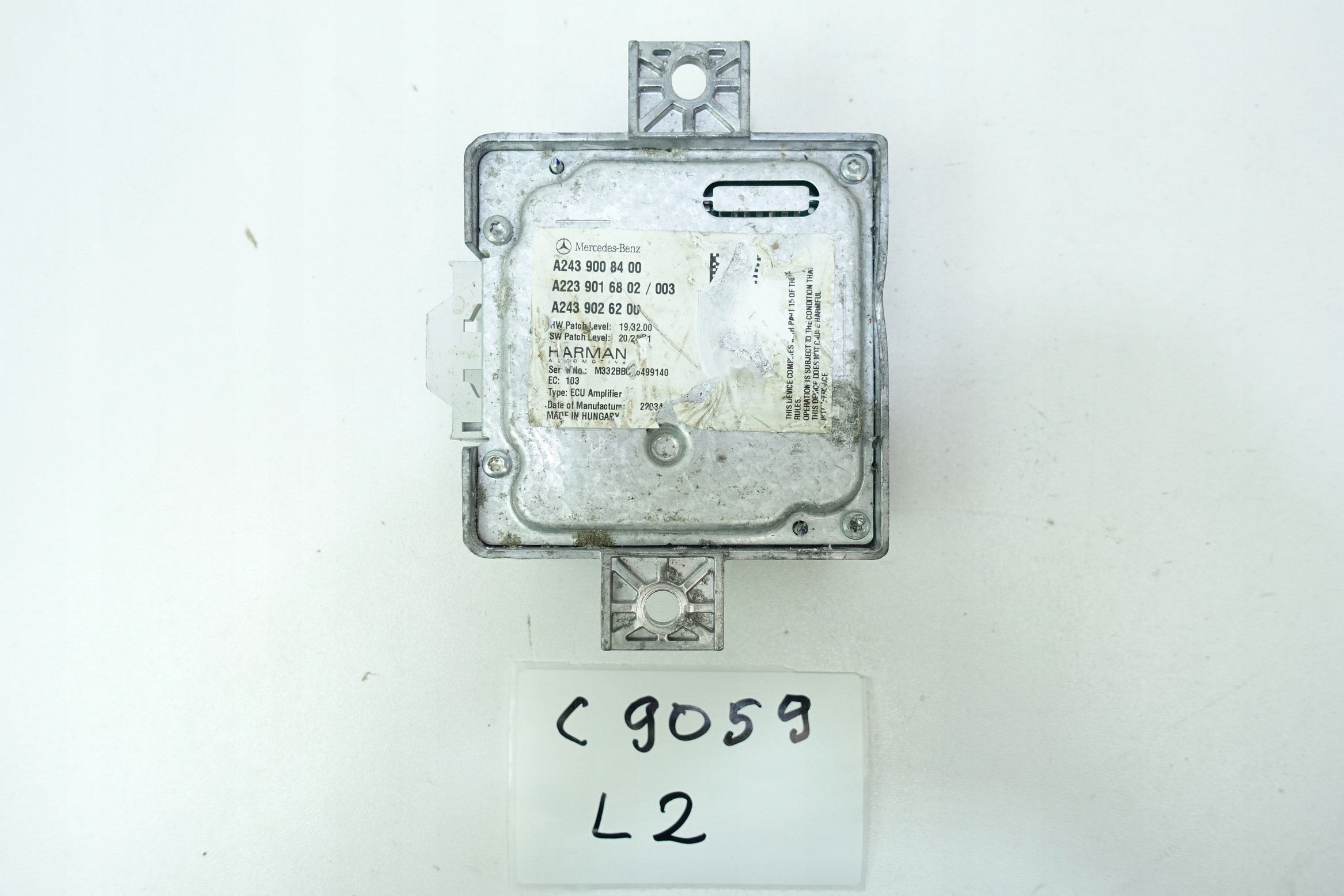 Усилитель Harman MERCEDES W223 W447 A2439008400