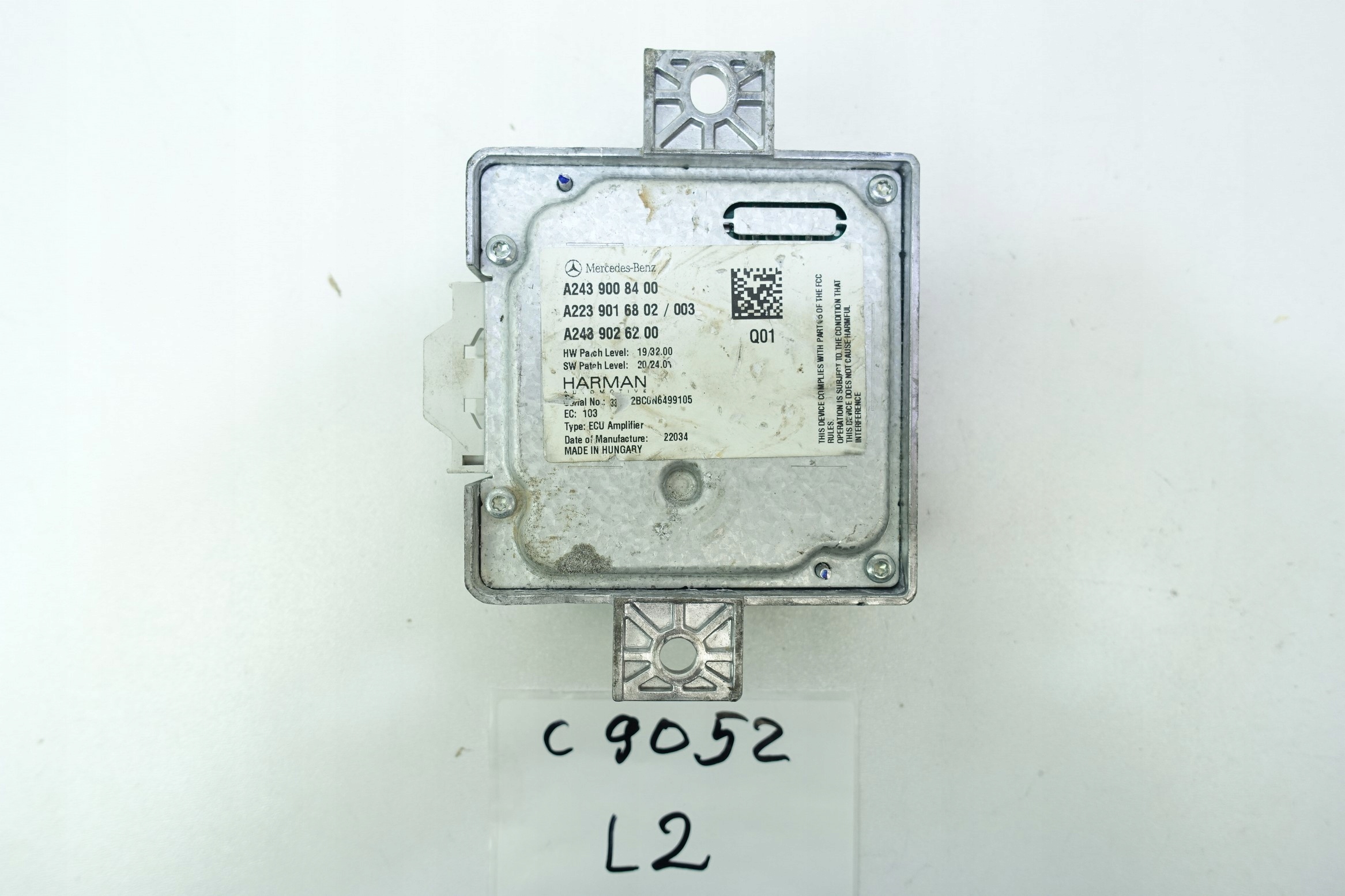 Усилитель Harman MERCEDES W223 W447 A2439008400