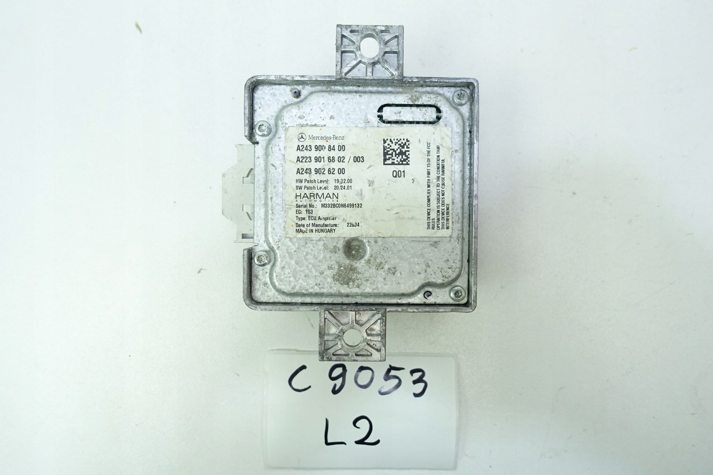 Усилитель Harman MERCEDES W223 W447 A2439008400