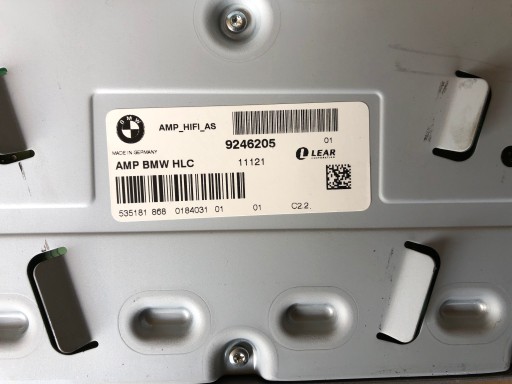8368205 - Усилитель HIFI HI-FI BMW F02 F01 9246205