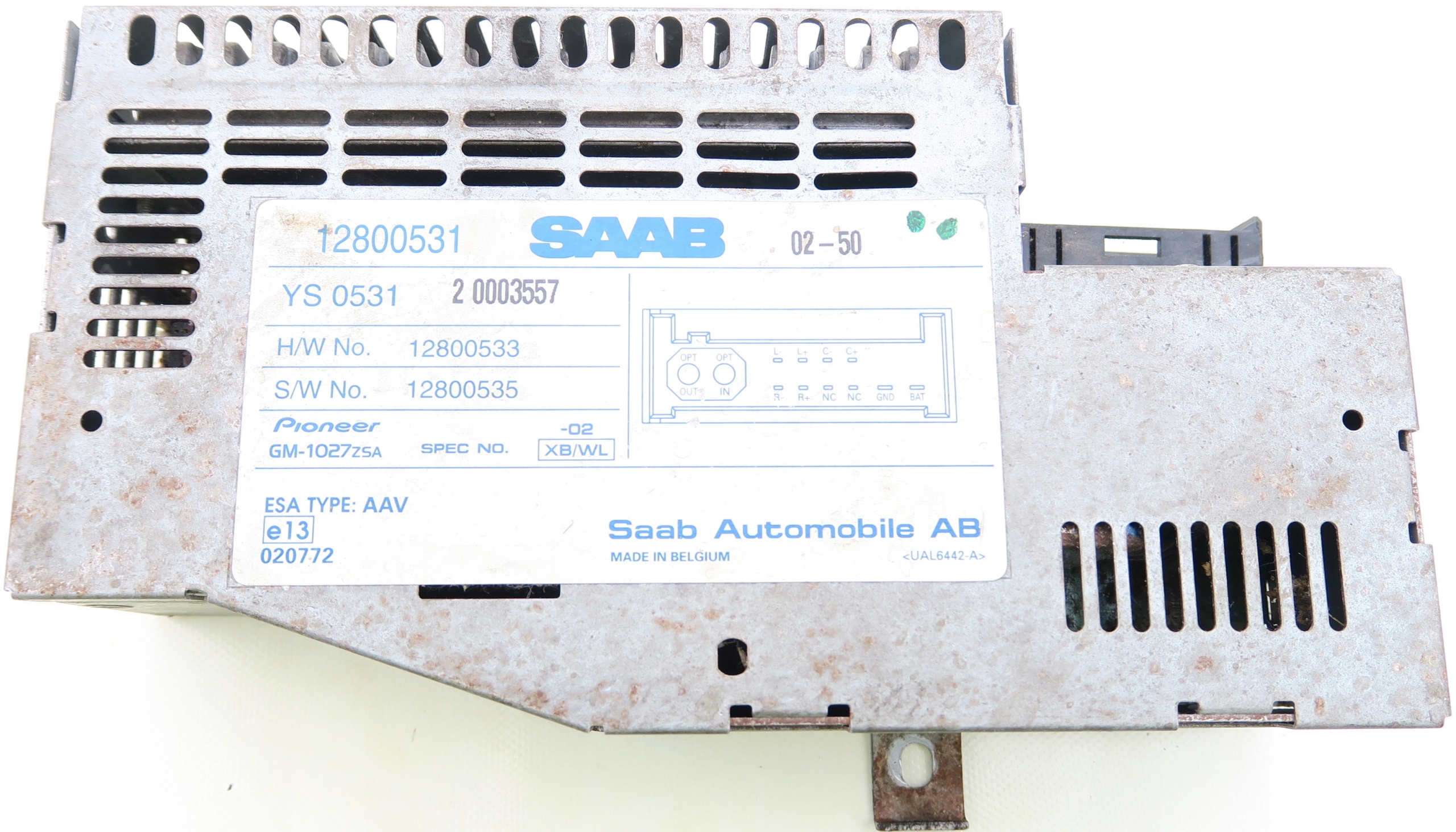 12800531 - ПІДСИЛЮВАЧ РАДІО SAAB 93 02-