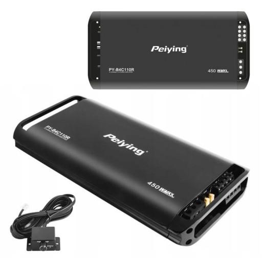 Автомобильный усилитель 450 Вт 4 канала Peiying