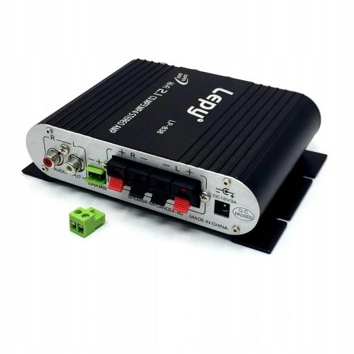 Автомобильный усилитель мощности RMS Mini HiFi 2,1