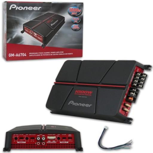 Автомобільний підсилювач PIONEER GM-A6704 1000W 4-CH