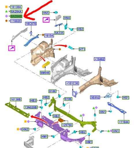 9807989580 V753914080 9806790780 - CITROEN DS4 1.6 THP ОХЛАЖДАЮЩИЙ ВОДЯНОЙ НАСОС