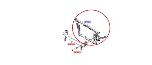 64101S0000 64101-S0000 - ПІДСИЛЕННЯ РЕМЕНЯ ПЕРЕДНЬОГО HYUNDAI I30 N SPORT 2016-