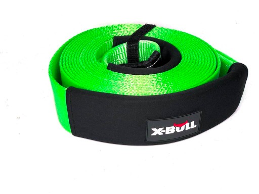 УСИЛЕННЫЙ РЕМЕНЬ ДЛЯ ТРАНСПОРТИРОВКИ ЗЕЛЕНЫХ ДЕРЕВЬЕВ X-BULL 12T 75 мм 9 м OFF TAPE