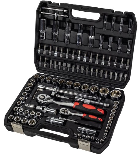 Кейс для інструментів 108 деталей 1/2 1/4 - GROSLEY GR51016