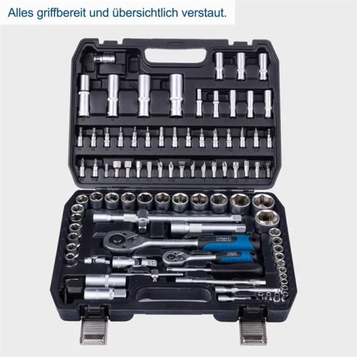 Кейс для інструментів Scheppach TB100, набір головок з 94 предметів