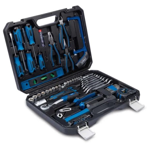 Чемодан для инструментов Scheppach WZK120. Набор гаечных ключей, 97 предметов.