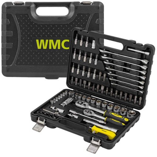 Чемодан для инструментов, набор инструментов, ключи, 82 шт.