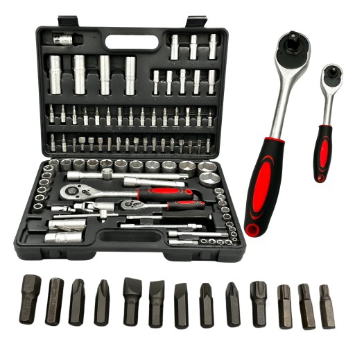 Чохол для інструментів, набір торцевих ключів, 94 шт., 1/4 1/2 дюйма