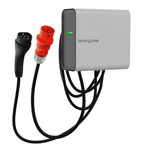 Зарядное устройство Wallbox Polish Lenergizee X1 11кВт, кабель 5м, питание, адаптер 230В