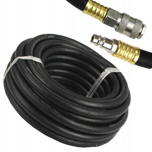 ШЛАНГ ГУМОВИЙ ПНЕВМАТИЧНИЙ КАБЕЛЬ 6х13 5м М'ЯКИЙ