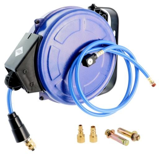 Выдвижной пневматический шланг 8 м, автоматическая стальная катушка, катушка AIRPRESS