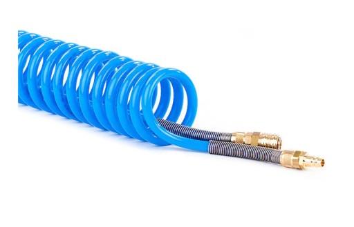 Шланг спіральний для компресора 12 мм - 9 метрів пневматичний RQS RECTUS