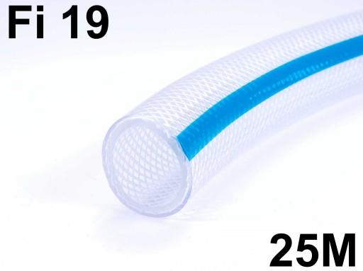 Технический шланг, армированный ПВХ, 19 мм, кабель 20 бар, 25 м.