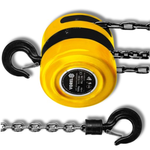 Лебідка РУЧНА ланцюгова лебідка 1000кг 1Т 2,5М - СУЦНА